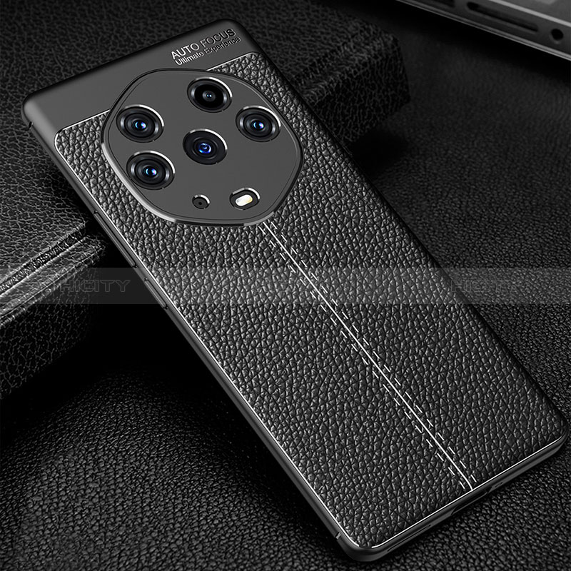 Silikon Hülle Handyhülle Gummi Schutzhülle Flexible Leder Tasche WL1 für Huawei Honor Magic3 Pro+ Plus 5G Schwarz