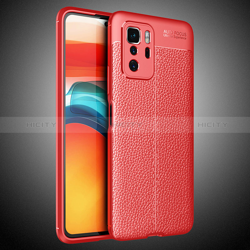 Silikon Hülle Handyhülle Gummi Schutzhülle Flexible Leder Tasche WL1 für Xiaomi Redmi Note 10 Pro 5G groß