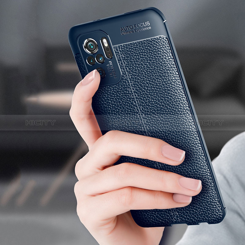 Silikon Hülle Handyhülle Gummi Schutzhülle Flexible Leder Tasche WL1 für Xiaomi Redmi Note 10S 4G groß