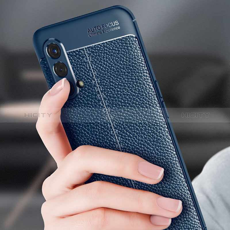 Silikon Hülle Handyhülle Gummi Schutzhülle Flexible Leder Tasche WL2 für OnePlus Nord CE 5G