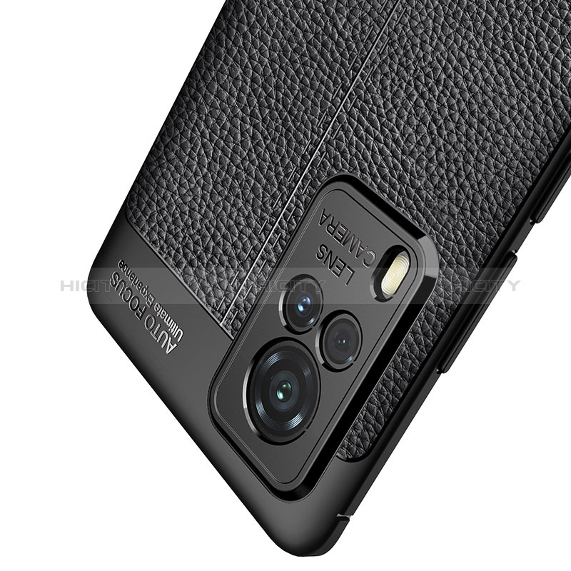 Silikon Hülle Handyhülle Gummi Schutzhülle Flexible Leder Tasche WL2 für Vivo X60 Pro 5G