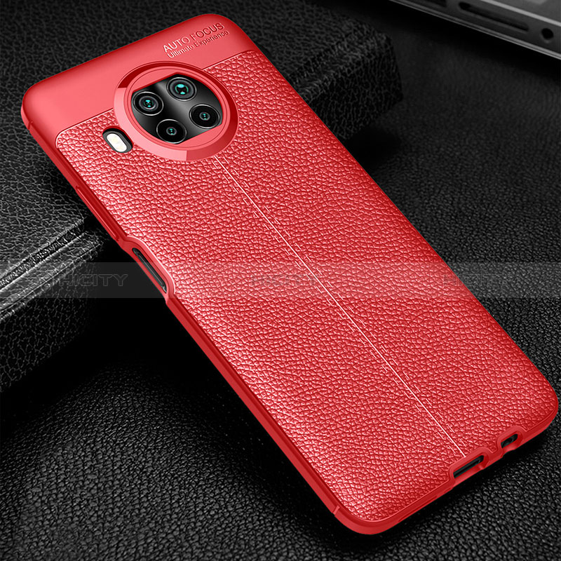 Silikon Hülle Handyhülle Gummi Schutzhülle Flexible Leder Tasche WL2 für Xiaomi Mi 10T Lite 5G Rot