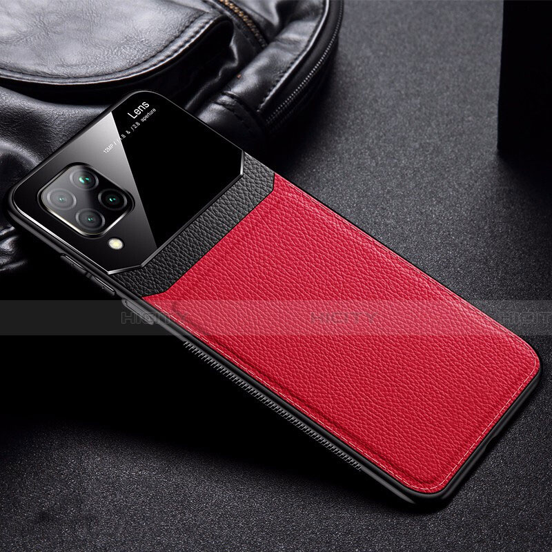 Silikon Hülle Handyhülle Gummi Schutzhülle Flexible Leder Tasche Z01 für Huawei Nova 6 SE Rot