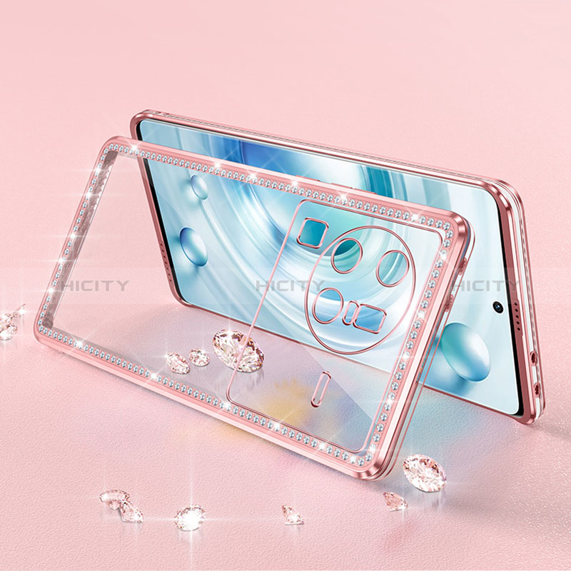 Silikon Hülle Handyhülle Gummi Schutzhülle Flexible Tasche Bling-Bling AT2 für Vivo X80 Pro 5G