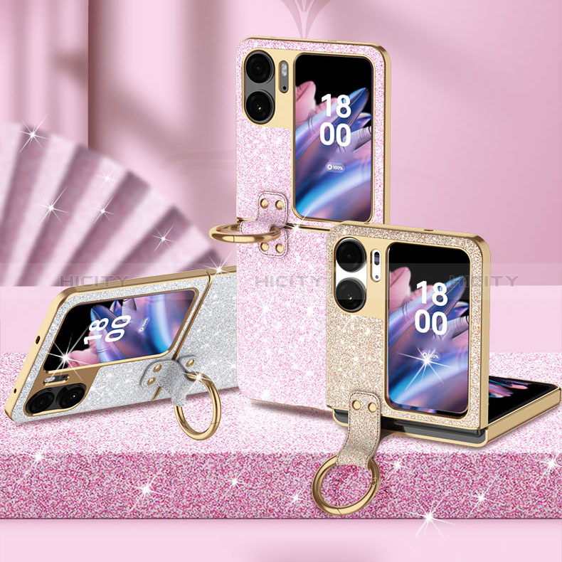 Silikon Hülle Handyhülle Gummi Schutzhülle Flexible Tasche Bling-Bling GS2 für Oppo Find N2 Flip 5G groß