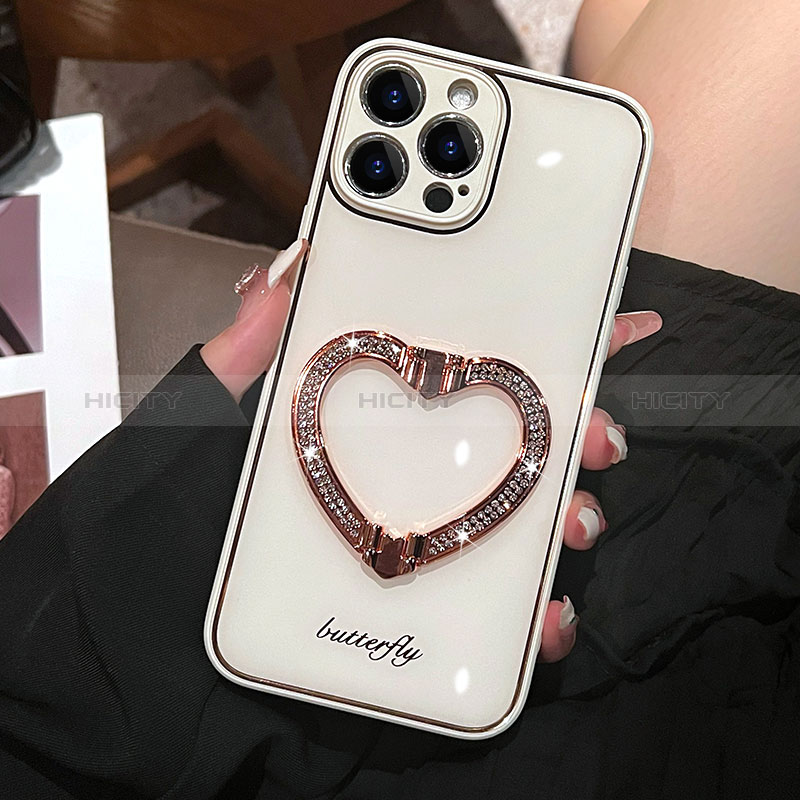 Silikon Hülle Handyhülle Gummi Schutzhülle Flexible Tasche Bling-Bling JL1 für Apple iPhone 13 Pro Max