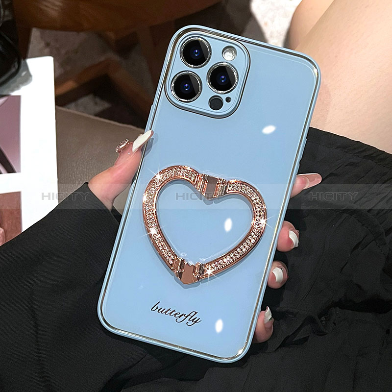 Silikon Hülle Handyhülle Gummi Schutzhülle Flexible Tasche Bling-Bling JL1 für Apple iPhone 13 Pro Max