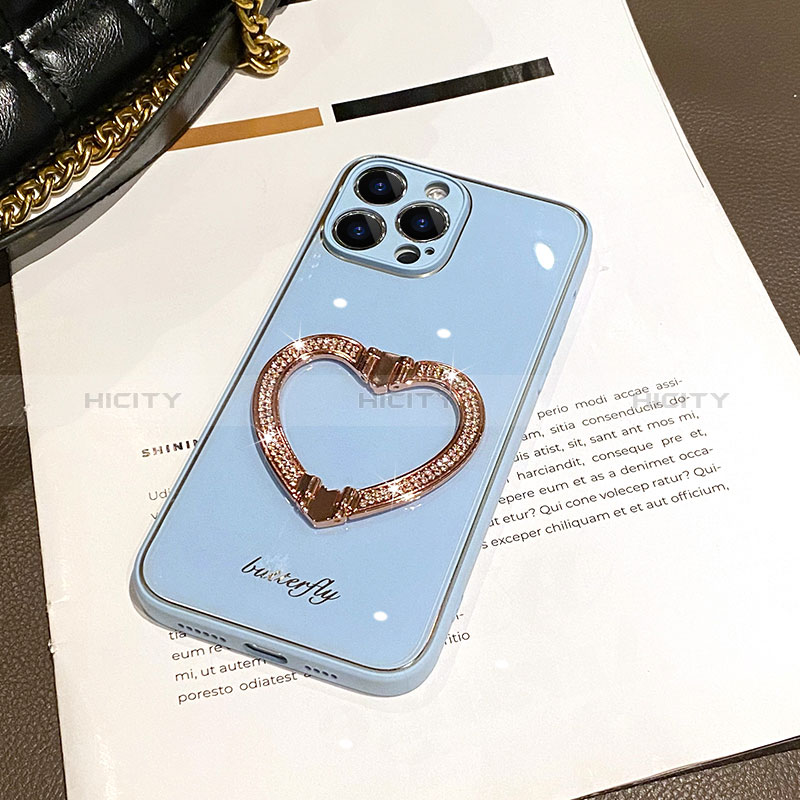 Silikon Hülle Handyhülle Gummi Schutzhülle Flexible Tasche Bling-Bling JL1 für Apple iPhone 14 Pro