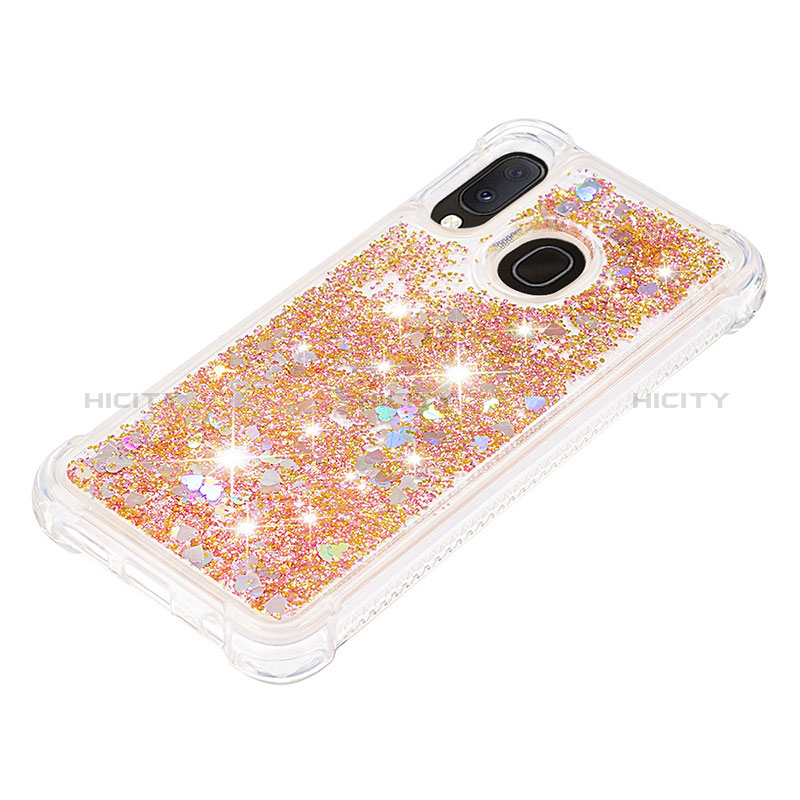 Silikon Hülle Handyhülle Gummi Schutzhülle Flexible Tasche Bling-Bling S01 für Samsung Galaxy A20e