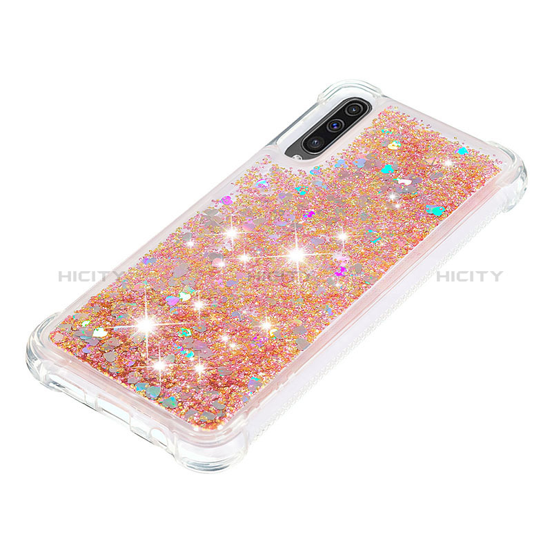 Silikon Hülle Handyhülle Gummi Schutzhülle Flexible Tasche Bling-Bling S01 für Samsung Galaxy A30S groß