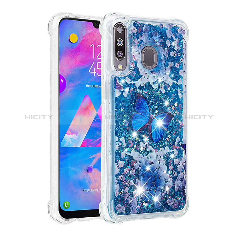 Silikon Hülle Handyhülle Gummi Schutzhülle Flexible Tasche Bling-Bling S01 für Samsung Galaxy A40s