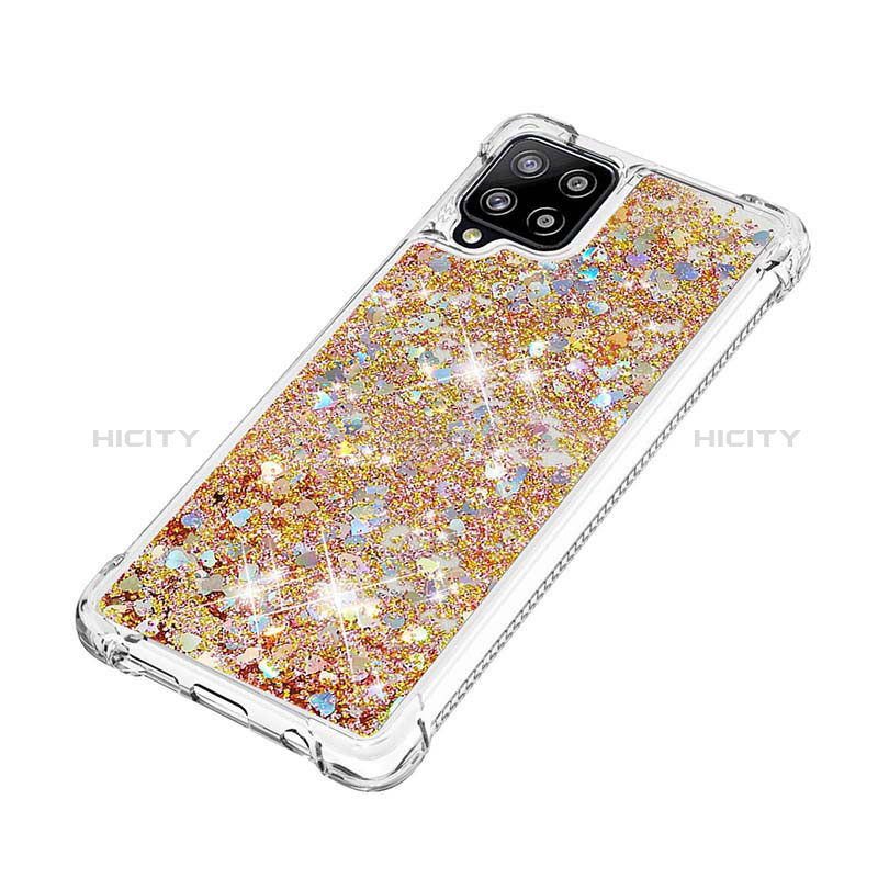 Silikon Hülle Handyhülle Gummi Schutzhülle Flexible Tasche Bling-Bling S01 für Samsung Galaxy A42 5G groß