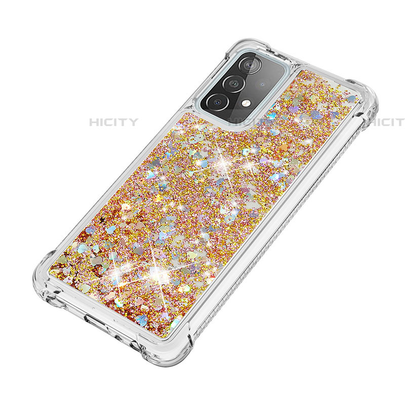 Silikon Hülle Handyhülle Gummi Schutzhülle Flexible Tasche Bling-Bling S01 für Samsung Galaxy A52 5G groß