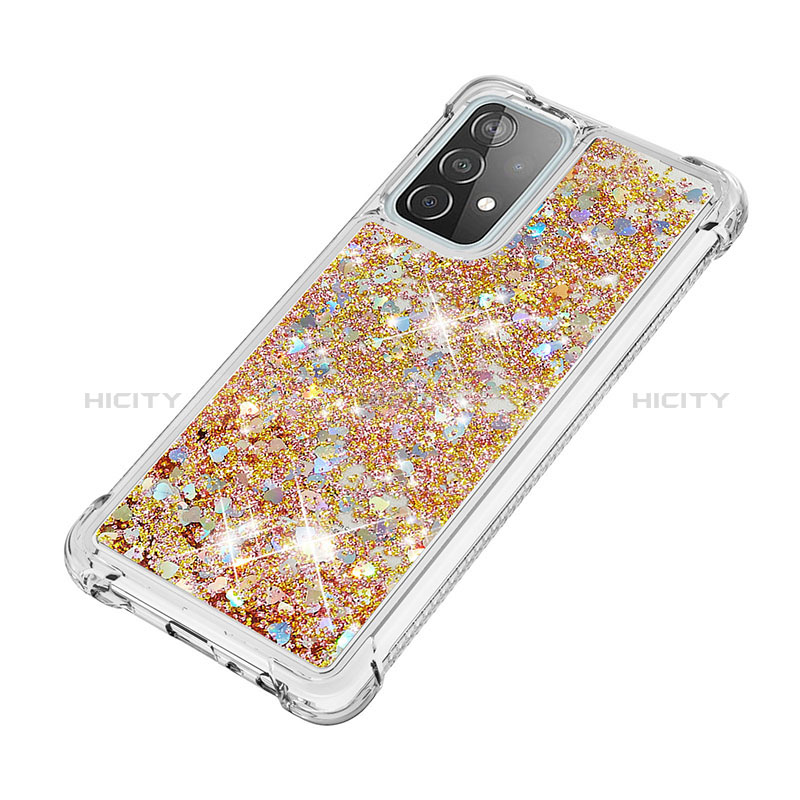 Silikon Hülle Handyhülle Gummi Schutzhülle Flexible Tasche Bling-Bling S01 für Samsung Galaxy A52s 5G groß