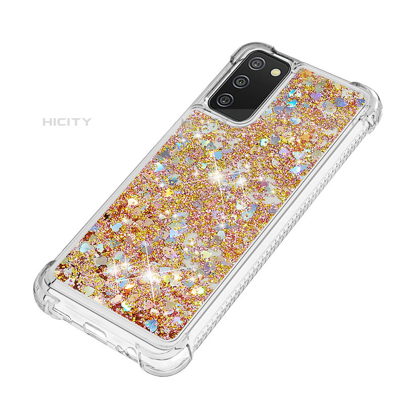 Silikon Hülle Handyhülle Gummi Schutzhülle Flexible Tasche Bling-Bling S01 für Samsung Galaxy M02s groß