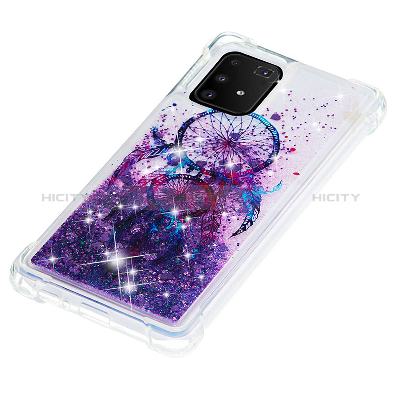 Silikon Hülle Handyhülle Gummi Schutzhülle Flexible Tasche Bling-Bling S01 für Samsung Galaxy M80S groß