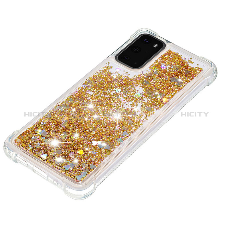 Silikon Hülle Handyhülle Gummi Schutzhülle Flexible Tasche Bling-Bling S01 für Samsung Galaxy S20 groß