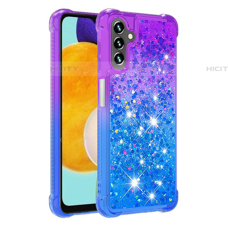 Silikon Hülle Handyhülle Gummi Schutzhülle Flexible Tasche Bling-Bling S02 für Samsung Galaxy A04s