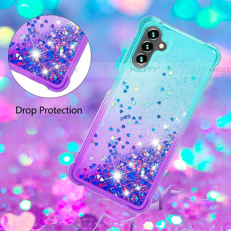 Silikon Hülle Handyhülle Gummi Schutzhülle Flexible Tasche Bling-Bling S02 für Samsung Galaxy A04s