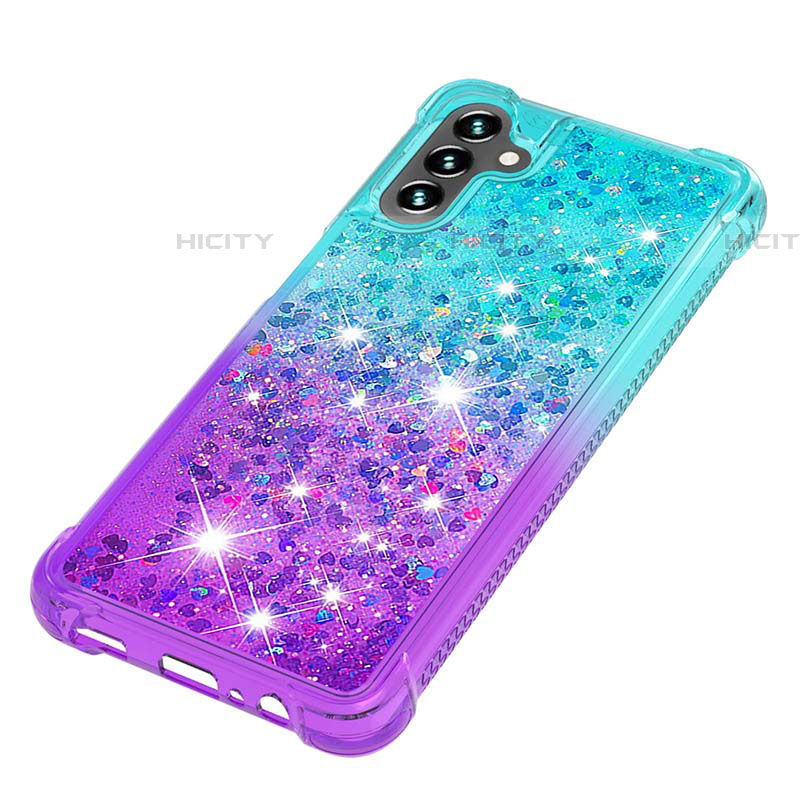 Silikon Hülle Handyhülle Gummi Schutzhülle Flexible Tasche Bling-Bling S02 für Samsung Galaxy A04s