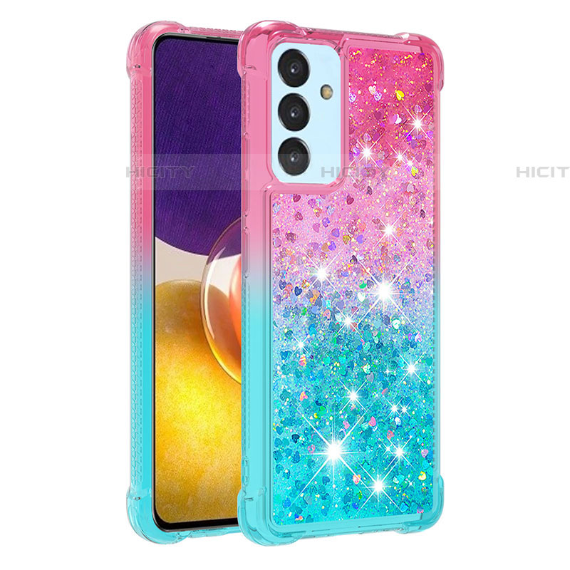 Silikon Hülle Handyhülle Gummi Schutzhülle Flexible Tasche Bling-Bling S02 für Samsung Galaxy A05s