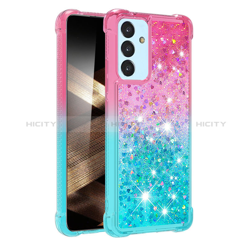 Silikon Hülle Handyhülle Gummi Schutzhülle Flexible Tasche Bling-Bling S02 für Samsung Galaxy A15 4G