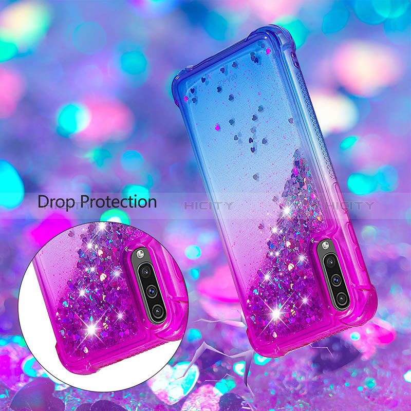 Silikon Hülle Handyhülle Gummi Schutzhülle Flexible Tasche Bling-Bling S02 für Samsung Galaxy A30S groß