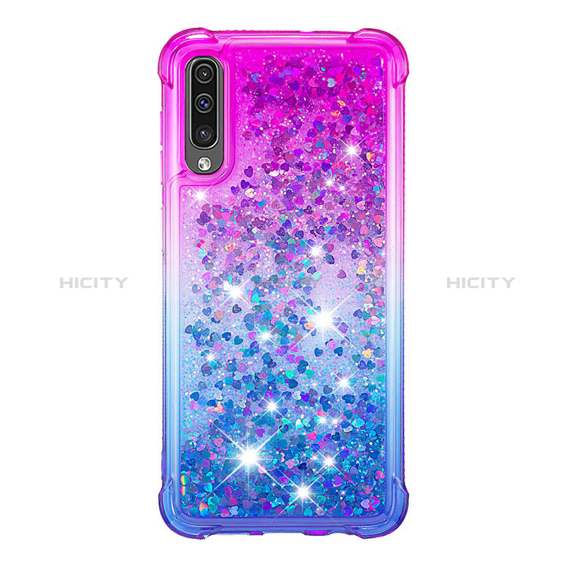 Silikon Hülle Handyhülle Gummi Schutzhülle Flexible Tasche Bling-Bling S02 für Samsung Galaxy A50