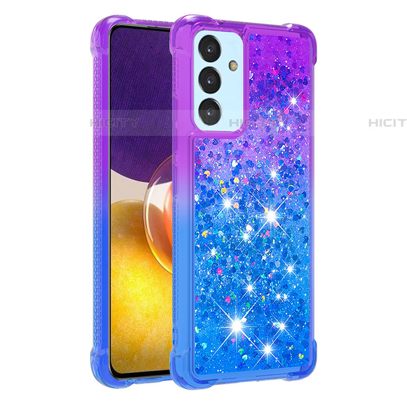 Silikon Hülle Handyhülle Gummi Schutzhülle Flexible Tasche Bling-Bling S02 für Samsung Galaxy A54 5G