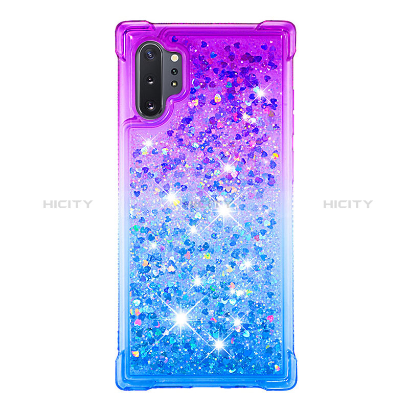 Silikon Hülle Handyhülle Gummi Schutzhülle Flexible Tasche Bling-Bling S02 für Samsung Galaxy Note 10 Plus 5G groß