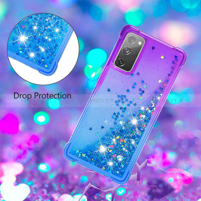 Silikon Hülle Handyhülle Gummi Schutzhülle Flexible Tasche Bling-Bling S02 für Samsung Galaxy S20 FE 5G