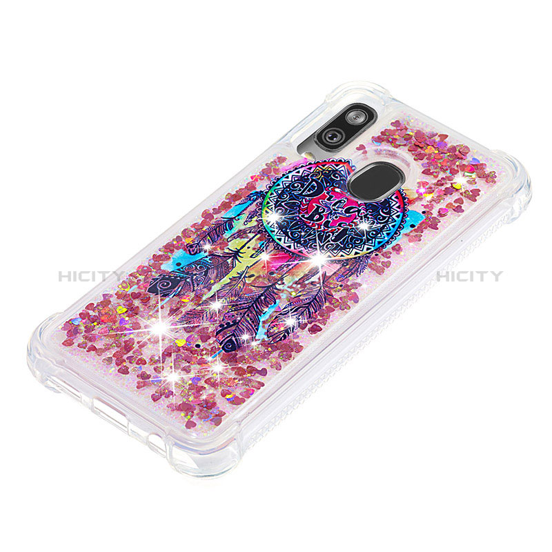 Silikon Hülle Handyhülle Gummi Schutzhülle Flexible Tasche Bling-Bling S03 für Samsung Galaxy A40