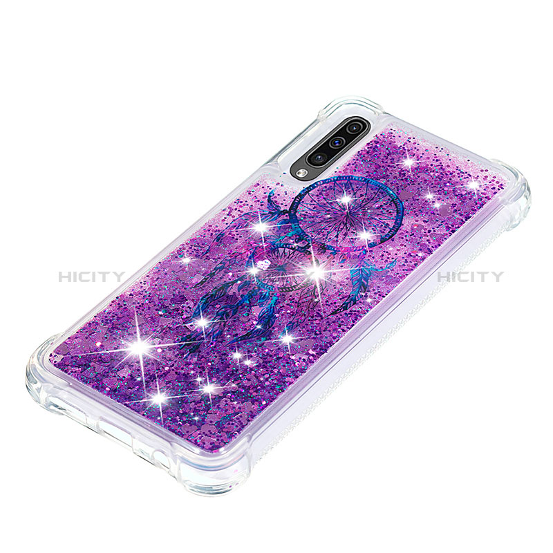 Silikon Hülle Handyhülle Gummi Schutzhülle Flexible Tasche Bling-Bling S03 für Samsung Galaxy A50