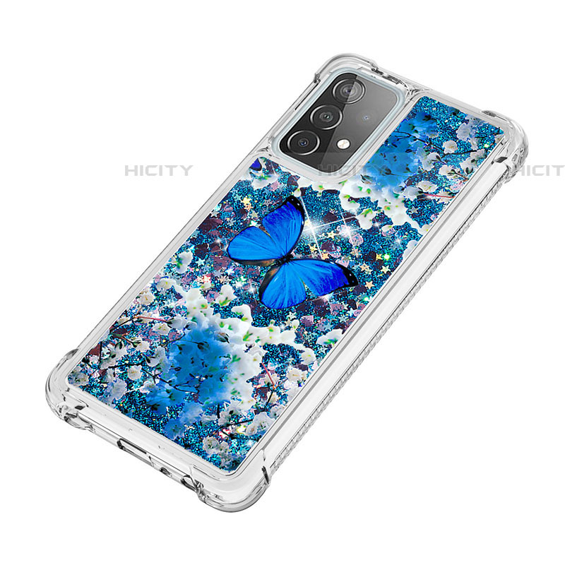 Silikon Hülle Handyhülle Gummi Schutzhülle Flexible Tasche Bling-Bling S03 für Samsung Galaxy A52 4G groß