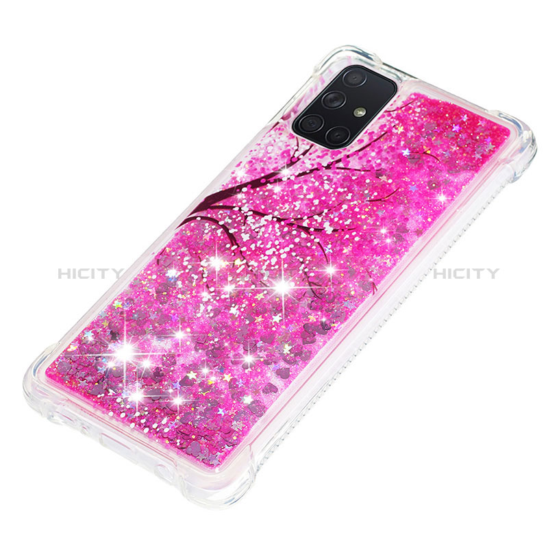 Silikon Hülle Handyhülle Gummi Schutzhülle Flexible Tasche Bling-Bling S03 für Samsung Galaxy A71 4G A715