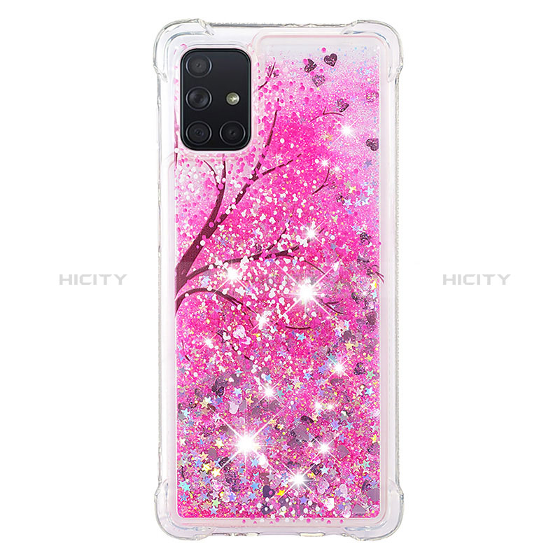 Silikon Hülle Handyhülle Gummi Schutzhülle Flexible Tasche Bling-Bling S03 für Samsung Galaxy A71 4G A715