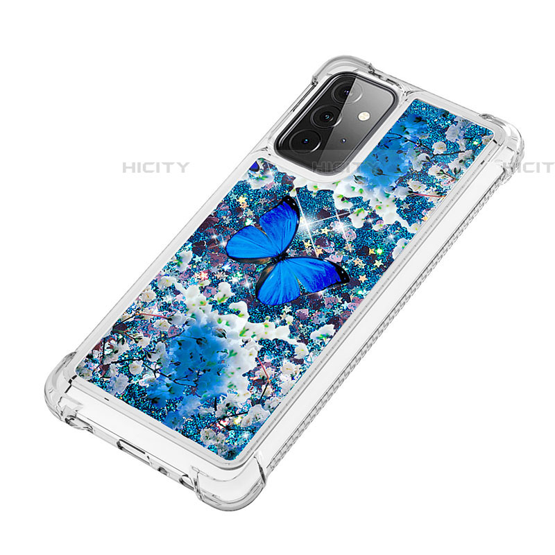 Silikon Hülle Handyhülle Gummi Schutzhülle Flexible Tasche Bling-Bling S03 für Samsung Galaxy A72 4G groß