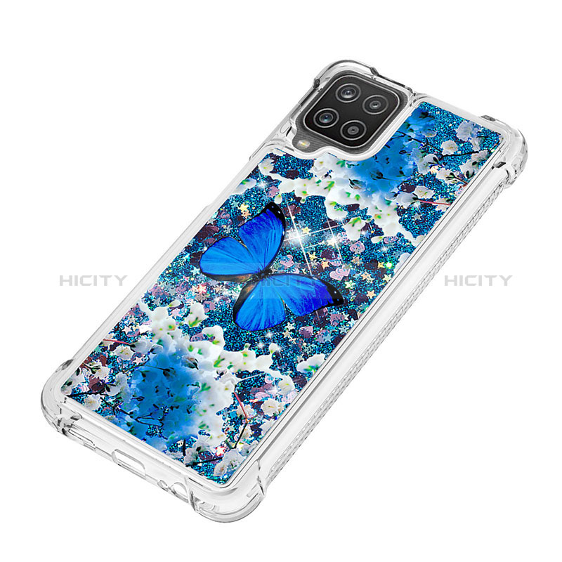 Silikon Hülle Handyhülle Gummi Schutzhülle Flexible Tasche Bling-Bling S03 für Samsung Galaxy M12 groß