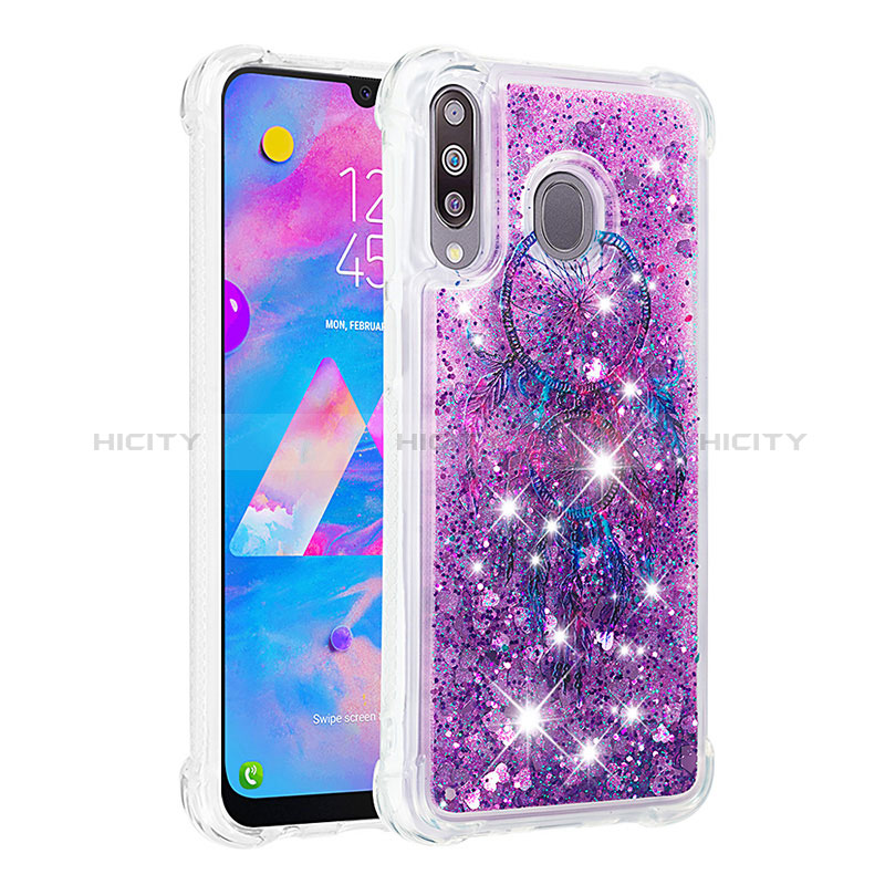 Silikon Hülle Handyhülle Gummi Schutzhülle Flexible Tasche Bling-Bling S03 für Samsung Galaxy M30