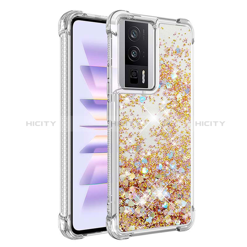 Silikon Hülle Handyhülle Gummi Schutzhülle Flexible Tasche Bling-Bling S03 für Xiaomi Poco F5 Pro 5G groß