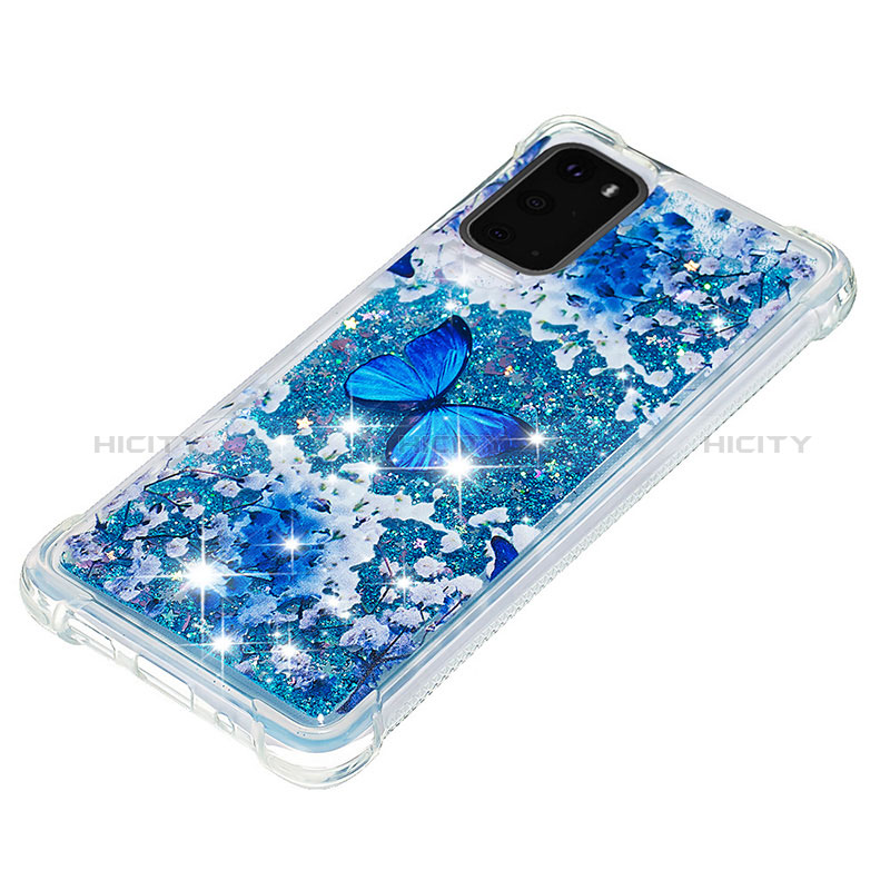 Silikon Hülle Handyhülle Gummi Schutzhülle Flexible Tasche Bling-Bling S04 für Samsung Galaxy S20 5G groß
