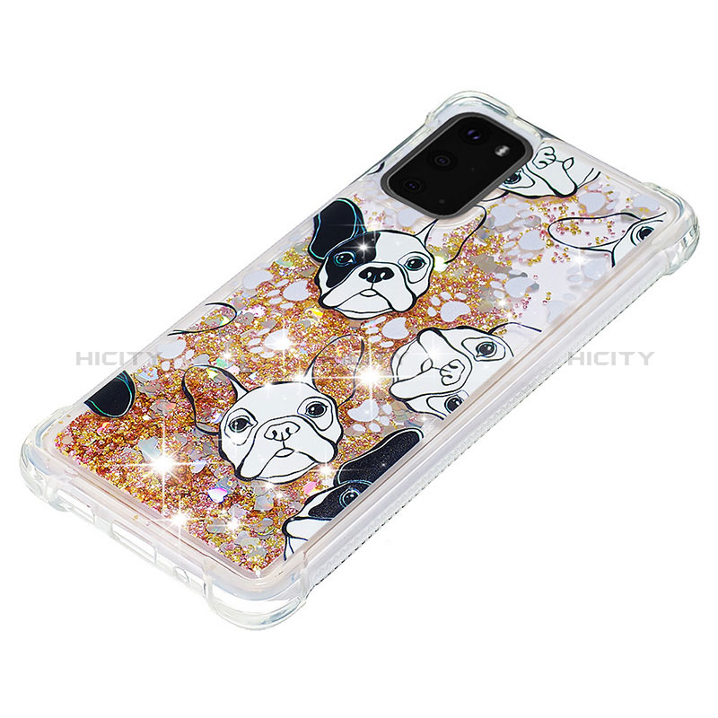 Silikon Hülle Handyhülle Gummi Schutzhülle Flexible Tasche Bling-Bling S05 für Samsung Galaxy S20 5G