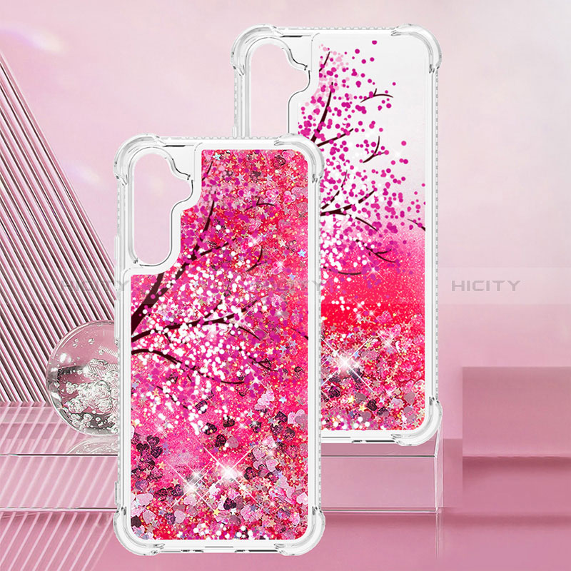 Silikon Hülle Handyhülle Gummi Schutzhülle Flexible Tasche Bling-Bling YB1 für Samsung Galaxy A34 5G groß