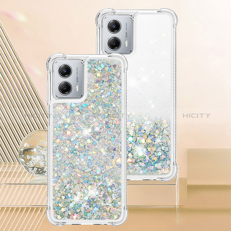 Silikon Hülle Handyhülle Gummi Schutzhülle Flexible Tasche Bling-Bling YB3 für Motorola Moto G 5G (2023) groß