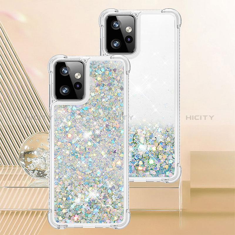 Silikon Hülle Handyhülle Gummi Schutzhülle Flexible Tasche Bling-Bling YB3 für Motorola Moto G Power 5G (2023) groß