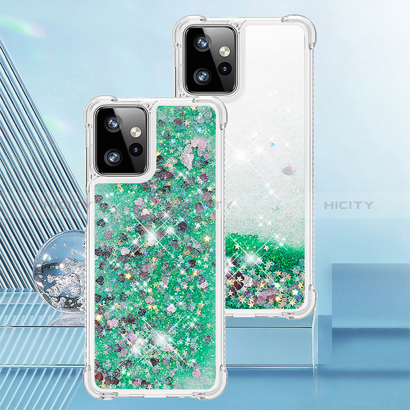 Silikon Hülle Handyhülle Gummi Schutzhülle Flexible Tasche Bling-Bling YB3 für Motorola Moto G Power 5G (2023) groß