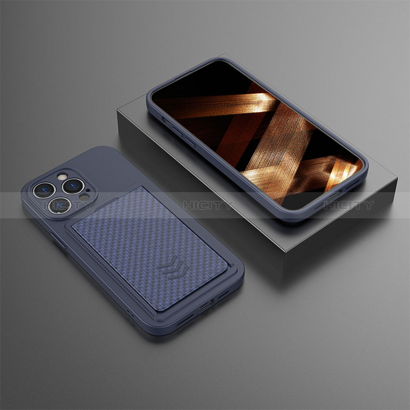 Silikon Hülle Handyhülle Gummi Schutzhülle Flexible Tasche KC1 für Apple iPhone 15 Pro Max