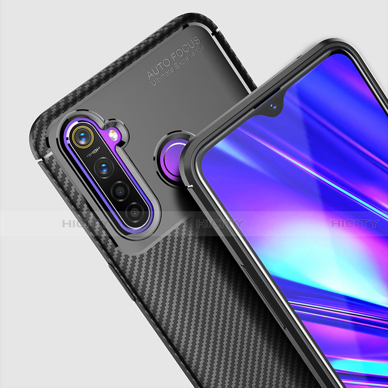 Silikon Hülle Handyhülle Gummi Schutzhülle Flexible Tasche Köper für Realme 5 groß