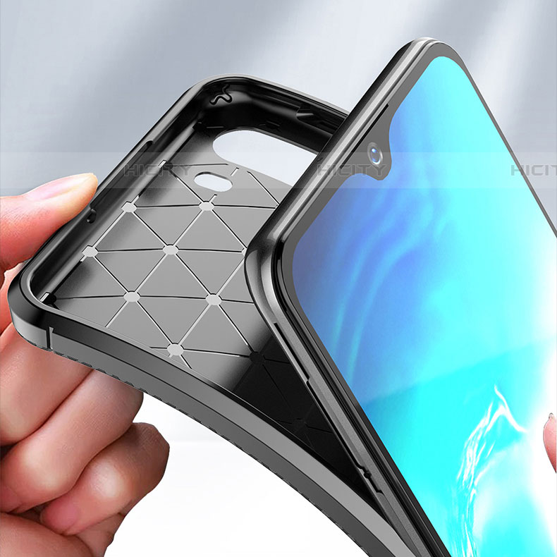 Silikon Hülle Handyhülle Gummi Schutzhülle Flexible Tasche Köper für Samsung Galaxy A21 European groß