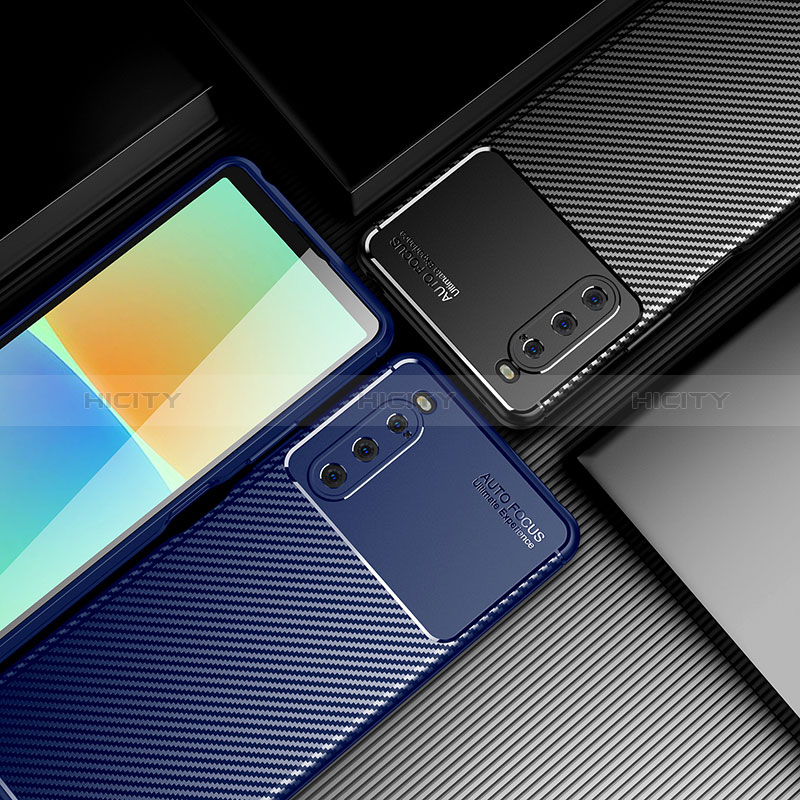 Silikon Hülle Handyhülle Gummi Schutzhülle Flexible Tasche Köper für Sony Xperia 10 IV SOG07 groß
